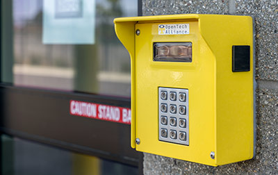 State of the art self-access security system.