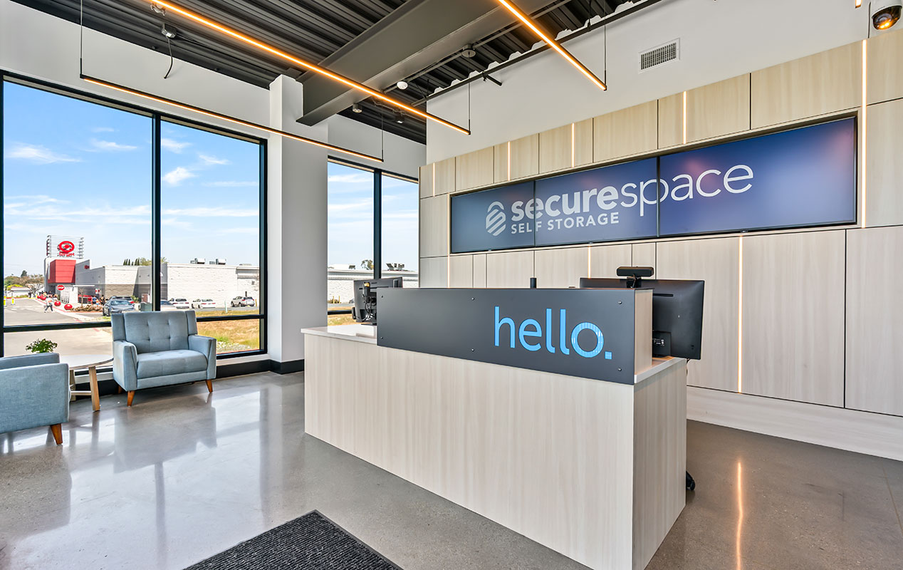 A welcoming lobby and workspace with free WiFi.