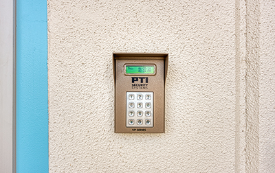 State of the art self-access security system.