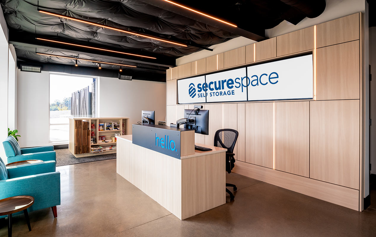 A welcoming lobby and workspace with free WiFi.