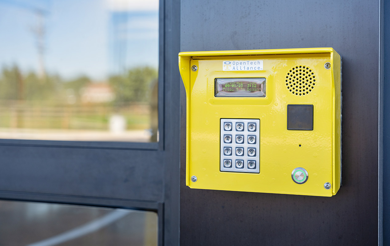 State of the art self-access security system.