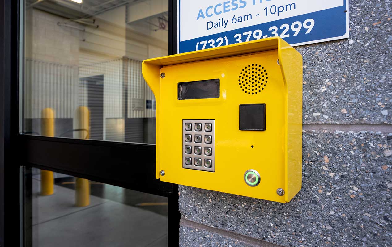 State of the art self-access security system.