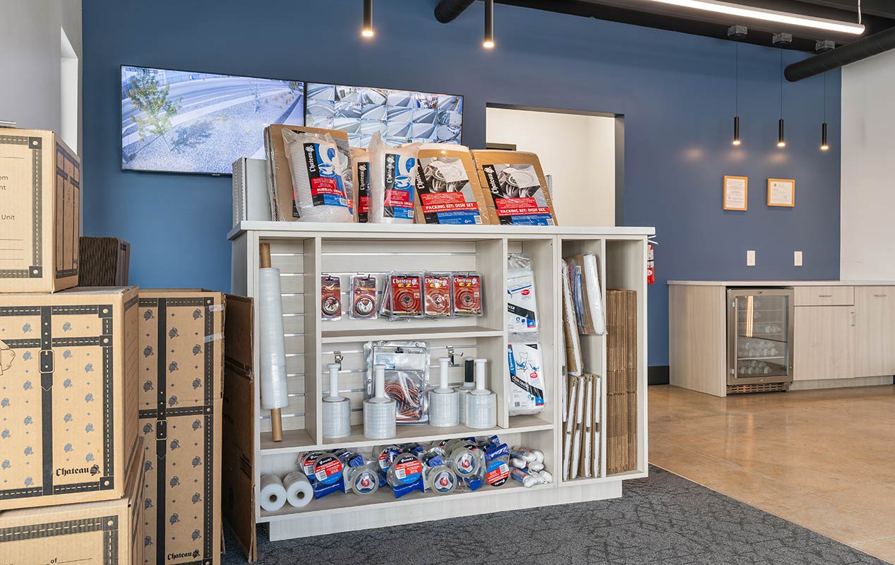 Packing supplies, boxes, and locks for your units.