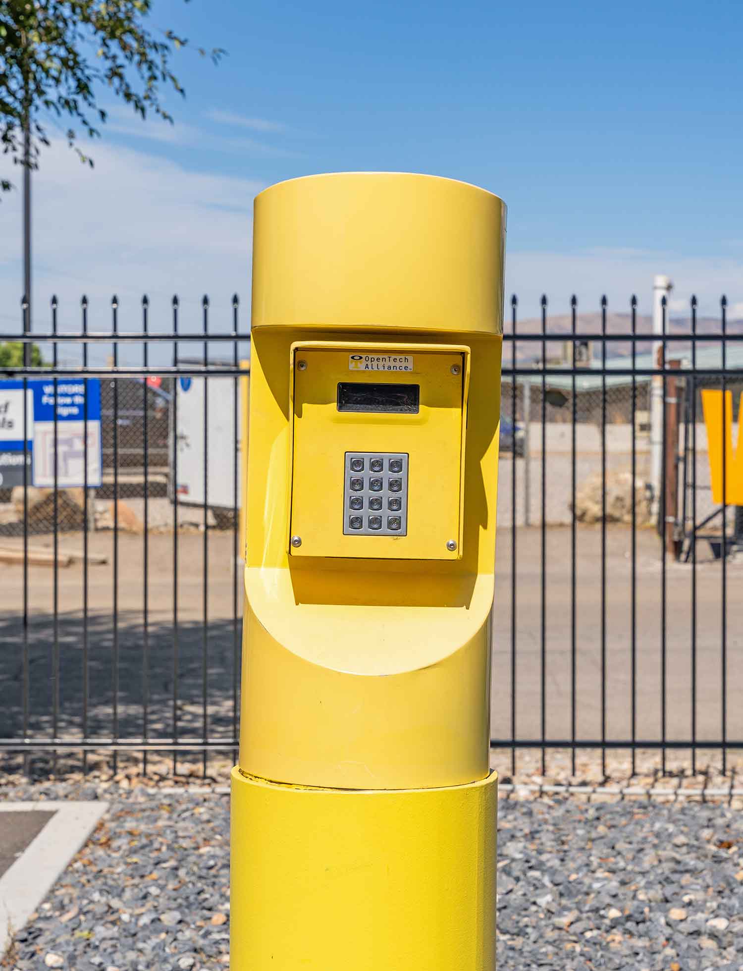 State of the art self-access security system.