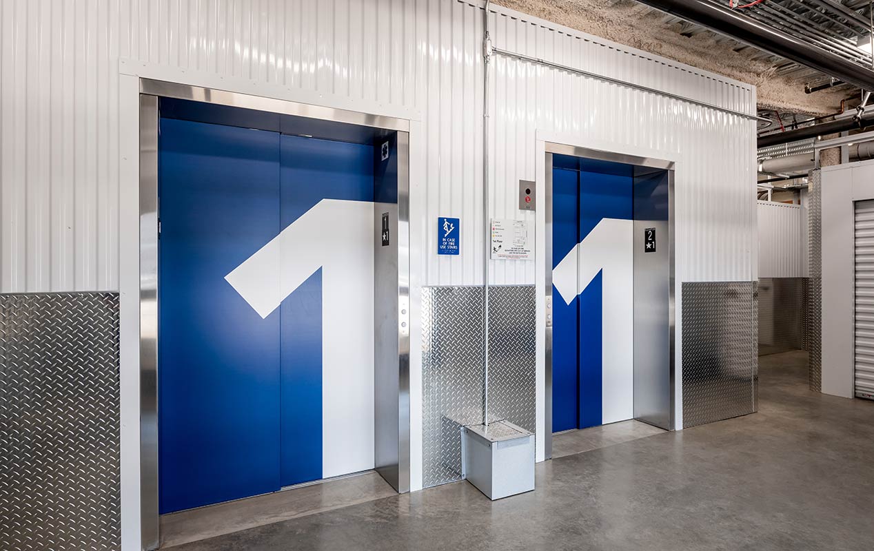 Convenient elevator access for upper level units.