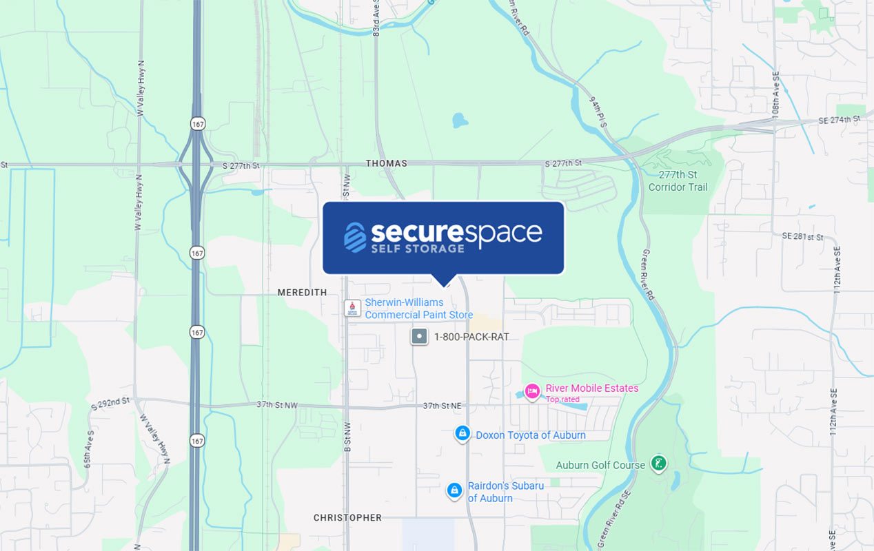 Conveniently located off Auburn Way N, directly accessible from Route 167.