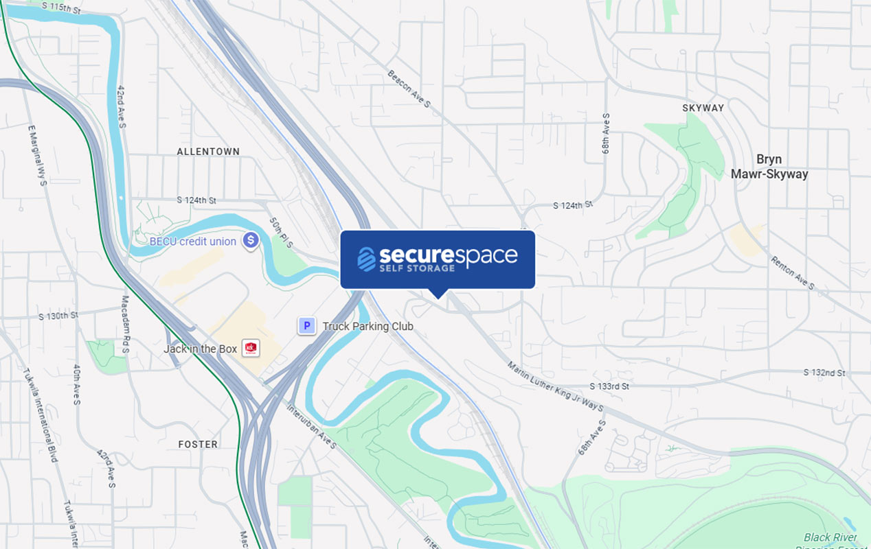 Conveniently located on South 129th St, directly accessible from Martin Luther King Jr Way S.