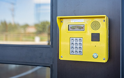 State of the art self-access security system.