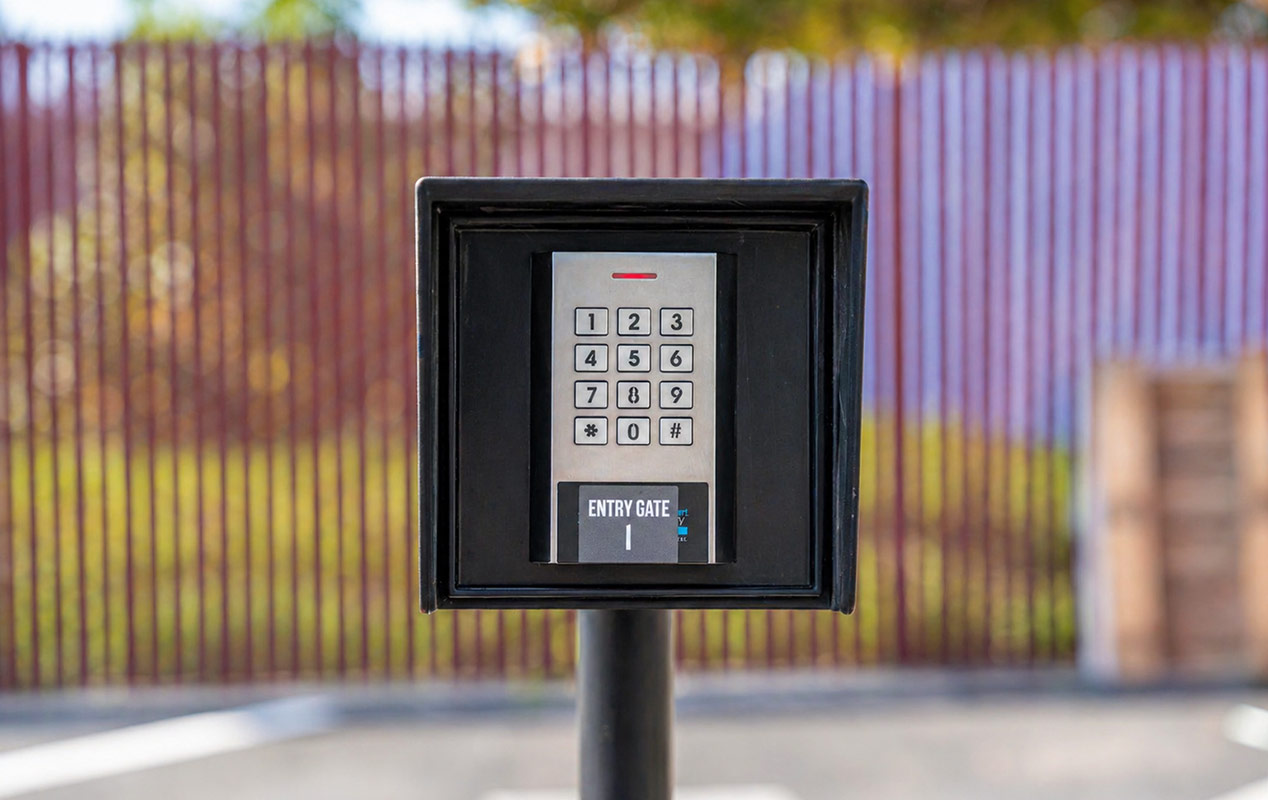 State of the art self-access security system.