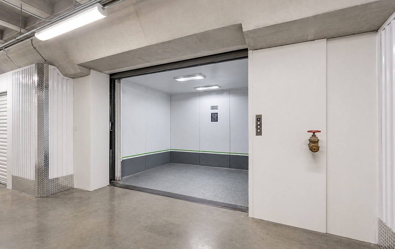 Convenient elevator access for upper level units.