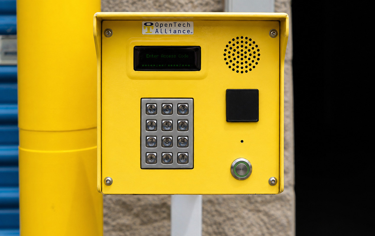 State of the art self-access security system.
