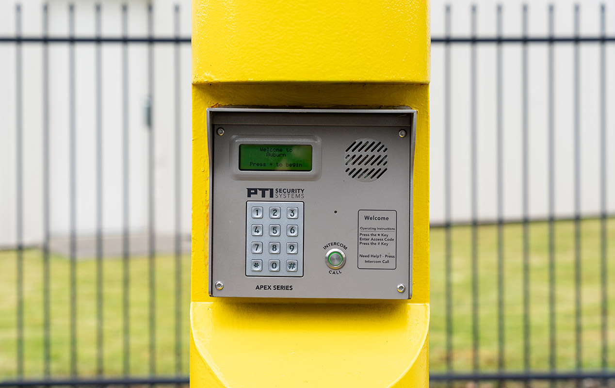 State of the art self-access security system.