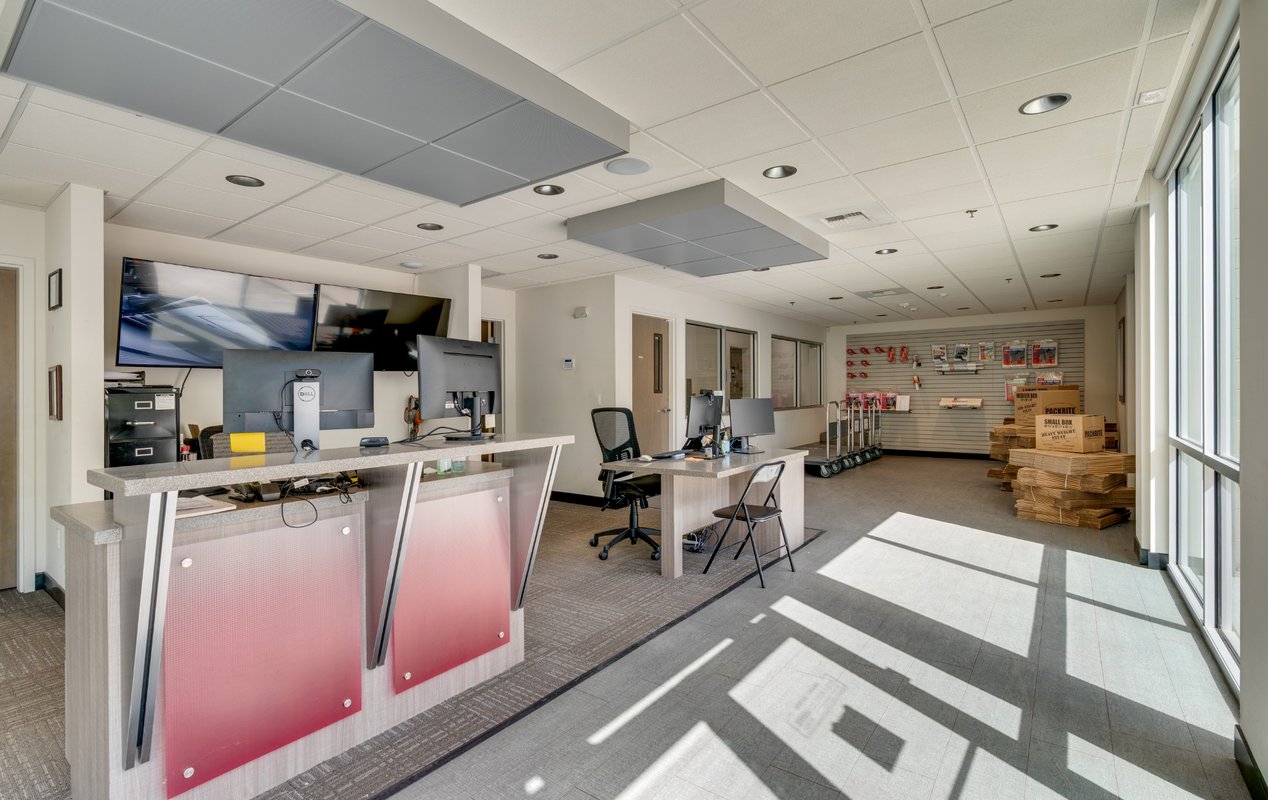A welcoming lobby and workspace.