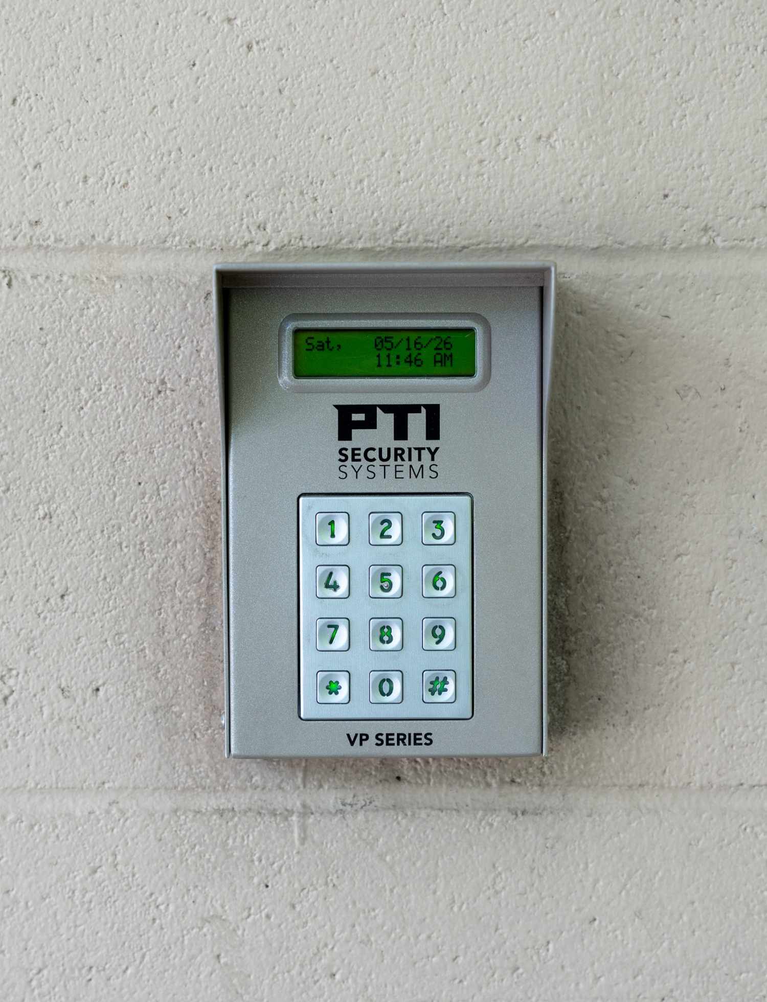 State of the art self-access security system.