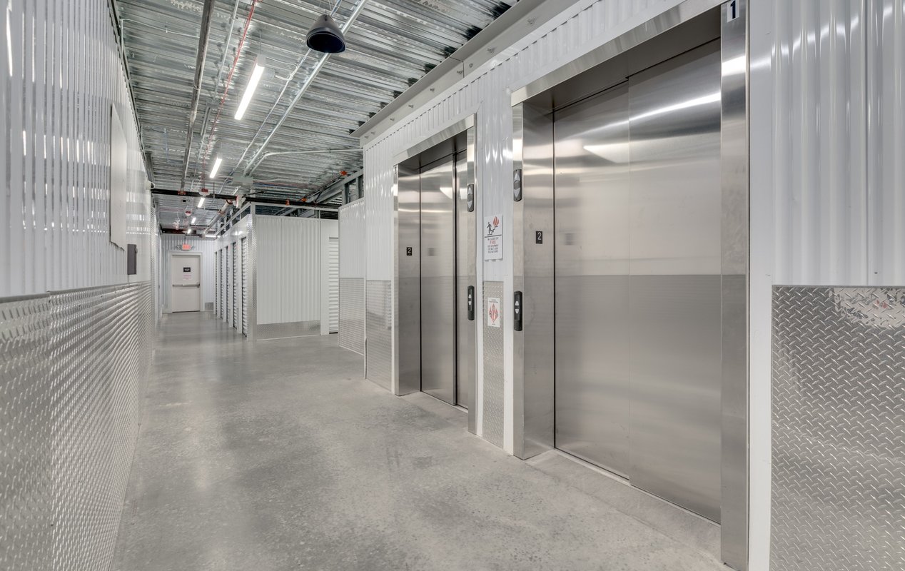 Convenient elevator access for upper level units.