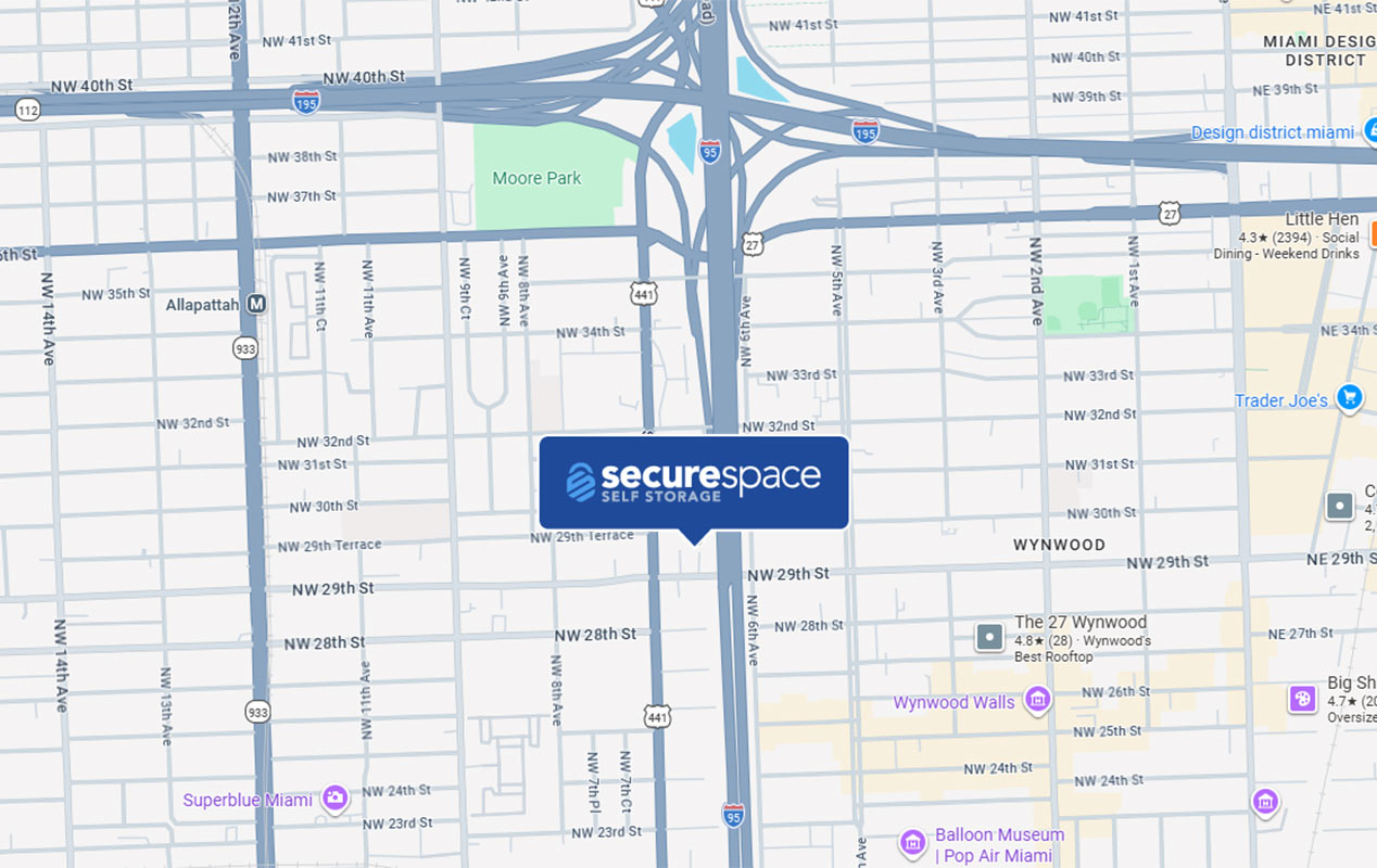 Conveniently located on NW 30th Street, directly accessible from the I-95 and I-195.