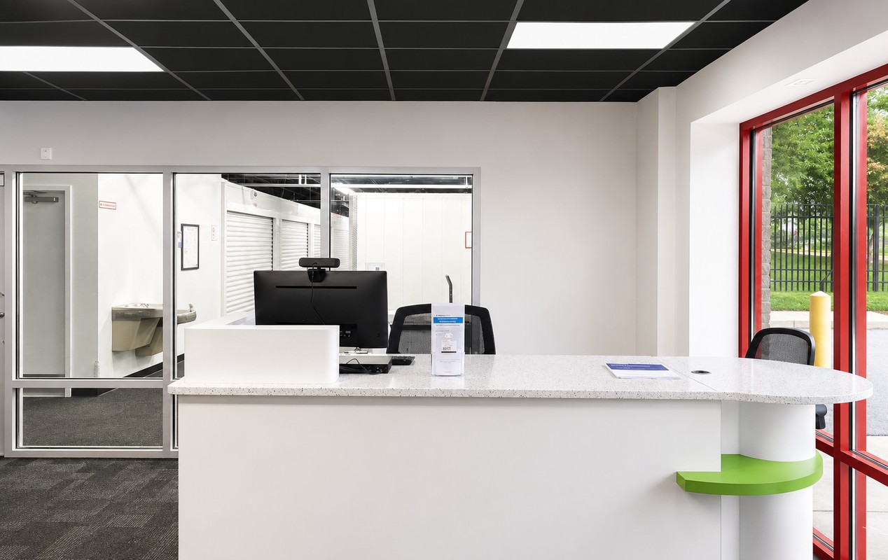 A welcoming lobby and workspace.