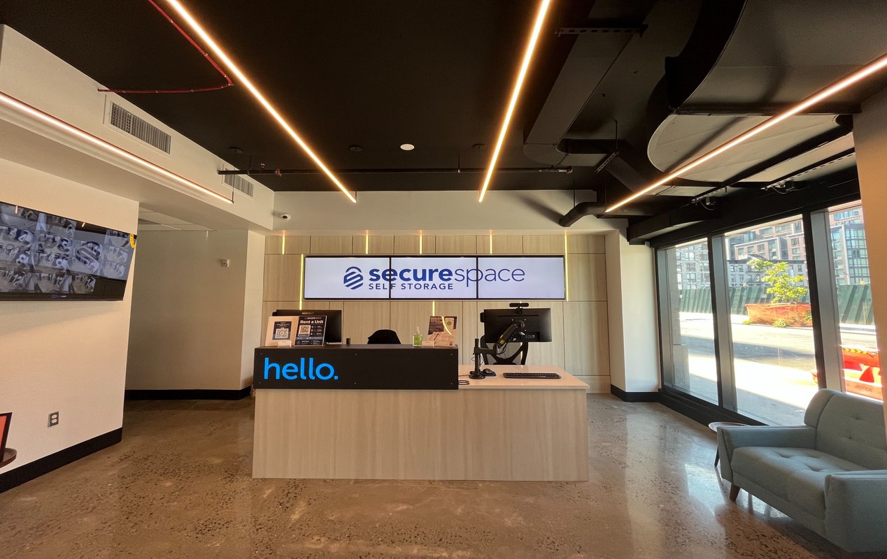 A welcoming lobby and workspace.