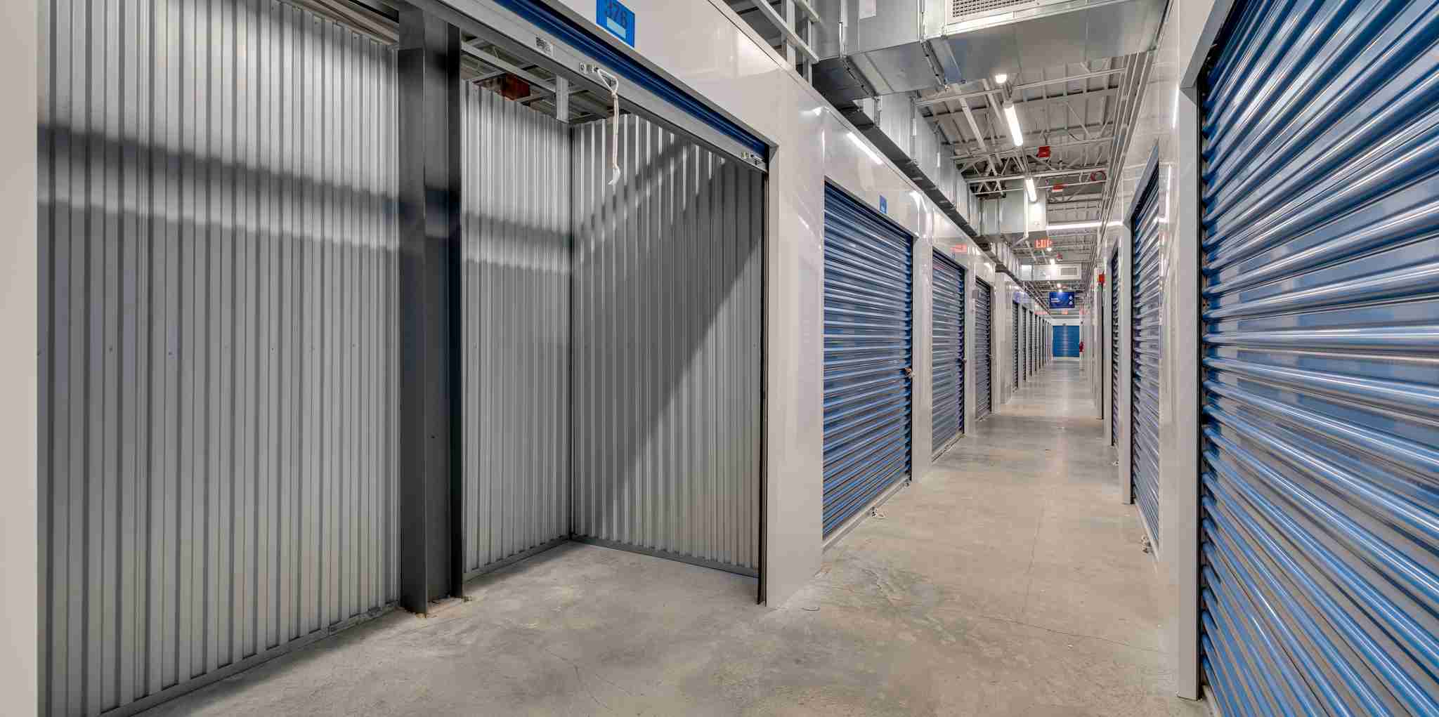 Indoor storage unit at SecureSpace West Roxbury