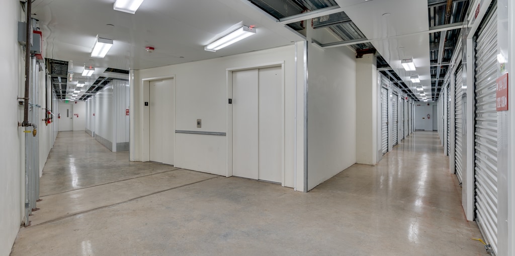 SecureSpace Self Storage Tukwila lobby elevator