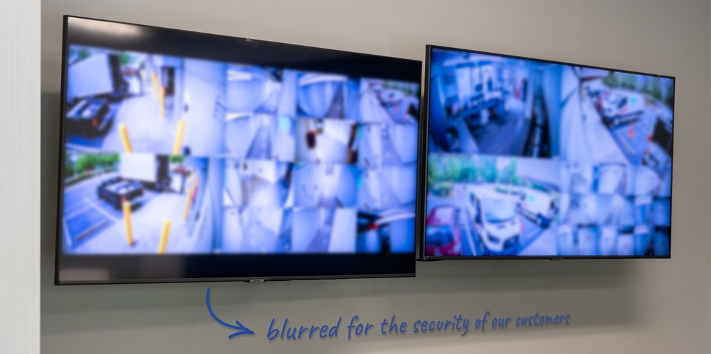 State of the art camera monitoring system.